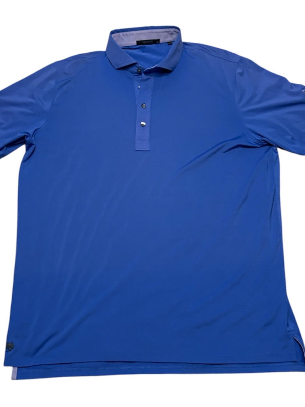 Greyson Men’s Short Sleeve Performance Polo Golf Shirt XL Purple Solid